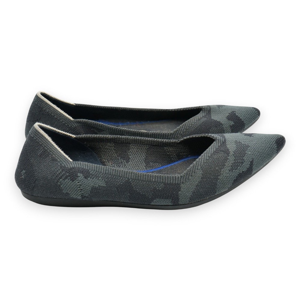 ROTHY'S RETIRED The Point Gray Camo/Camouflage Flats. Size 7.5